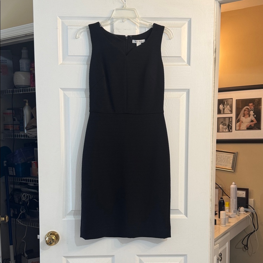 White House Black Market Classic Black Mini Dress NWOT
